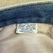 J- Vintage ‘86 Levi’s Orange Tab Made In USA Fleece Lined Straight Leg Jeans - 34x28.5