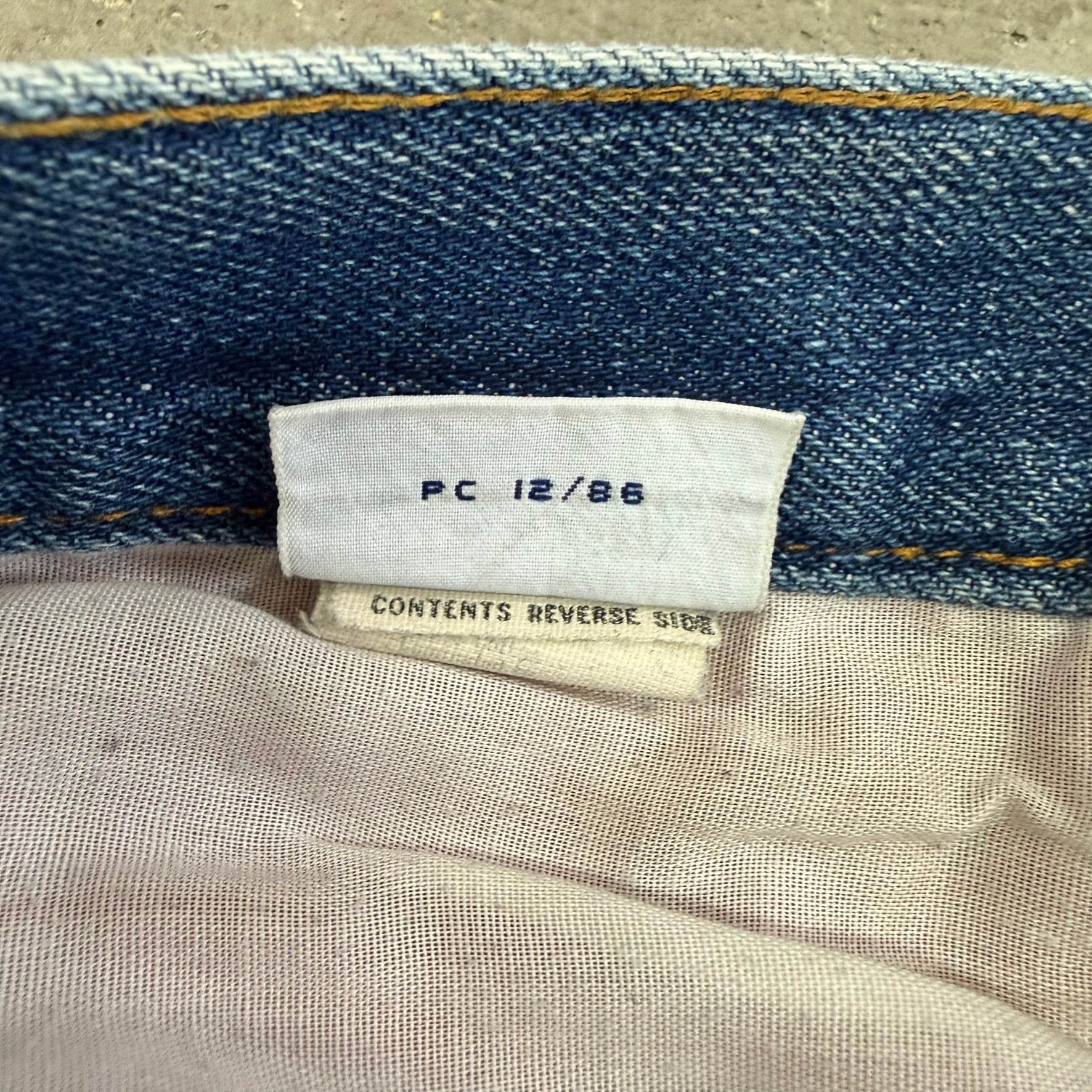J- Vintage ‘86 Levi’s Orange Tab Made In USA Fleece Lined Straight Leg Jeans - 34x28.5