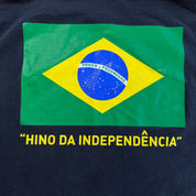 J- Vintage Adidas Brazil National Soccer Team Text Ringer Tee - XL