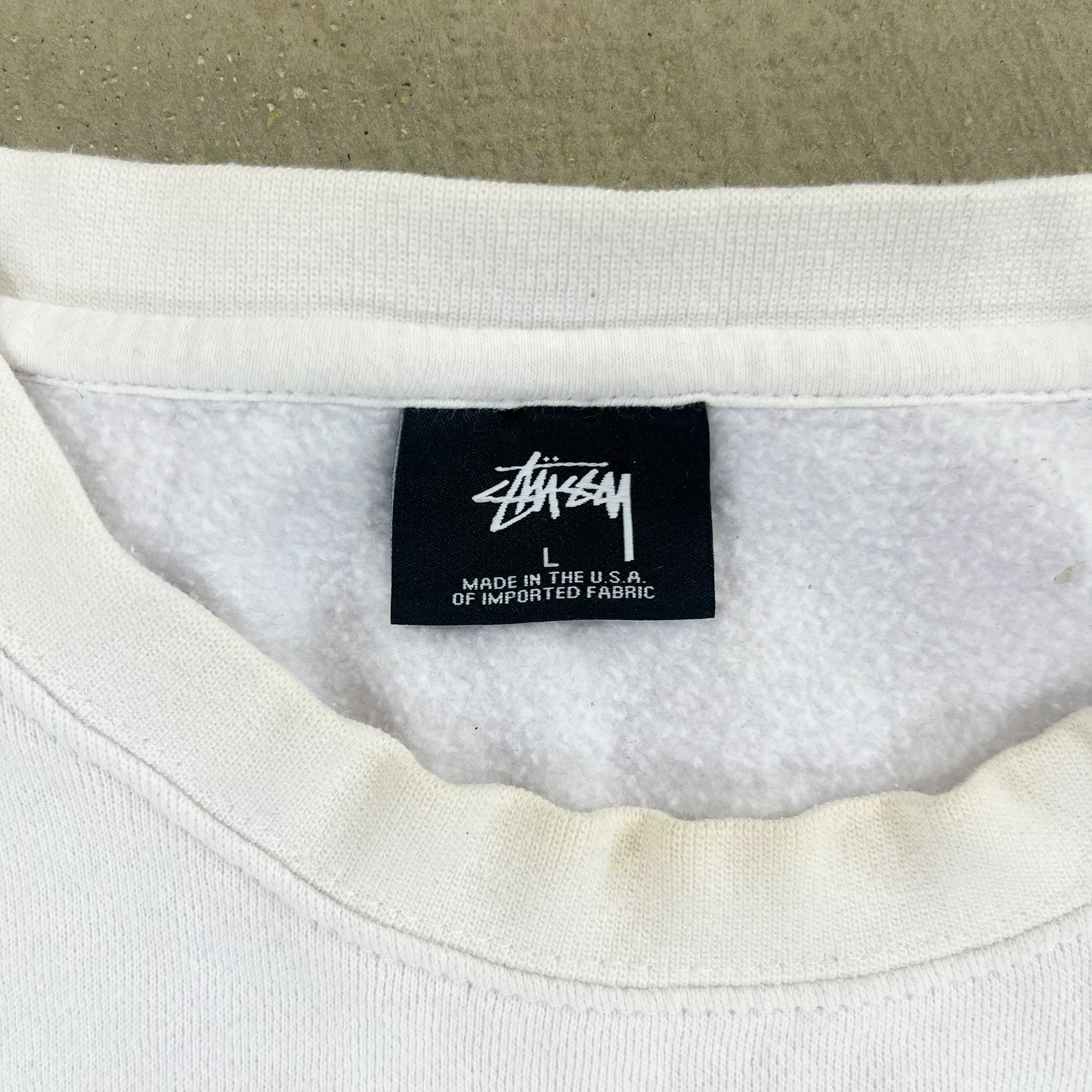F- Vintage Stussy Logo Graphic Crewneck