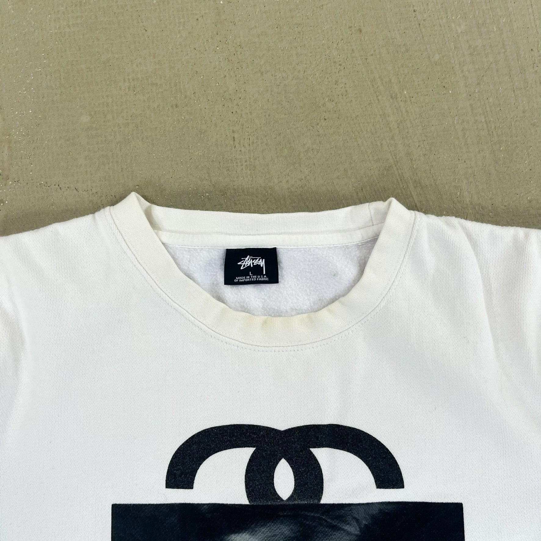 F- Vintage Stussy Logo Graphic Crewneck