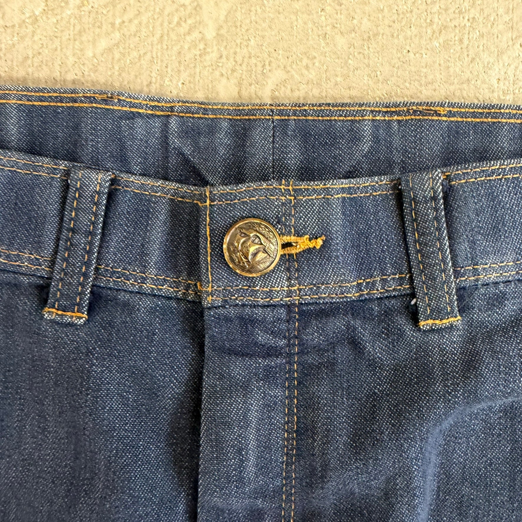 J- Vintage 70s Levi’s Action Slacks Straight Legs Denim Jeans - 36x29