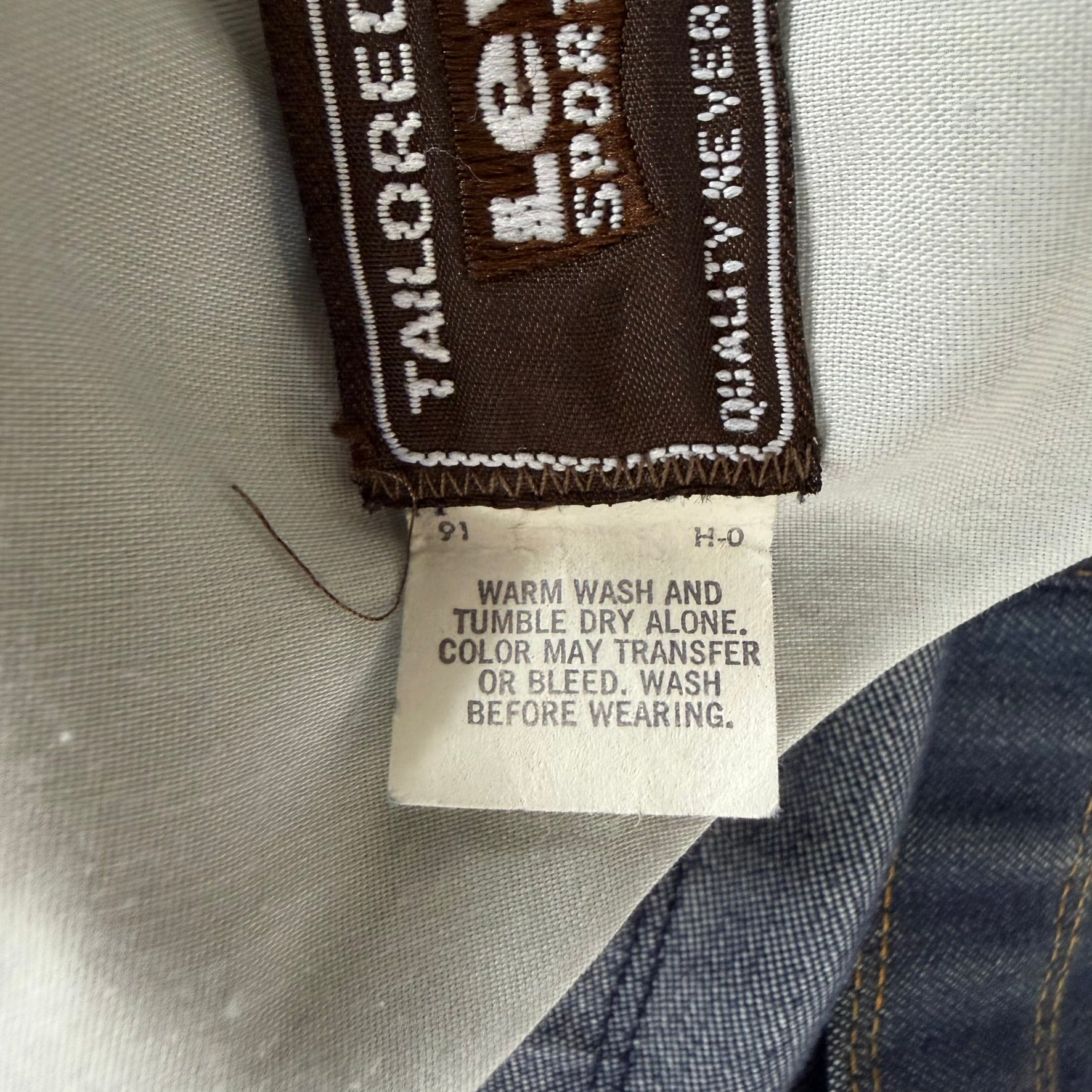 J- Vintage 70s Levi’s Action Slacks Straight Legs Denim Jeans - 36x29