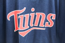 Load image into Gallery viewer, X -  Vintage MLB Minnesota Twins Script Henley Tee
