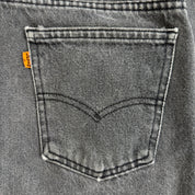 J- Vintage Levi’s Orange Tab Black/Grey Wash Jeans - 33x31 (fits 32x31)