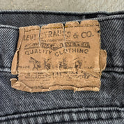 J- Vintage Levi’s Orange Tab Black/Grey Wash Jeans - 33x31 (fits 32x31)