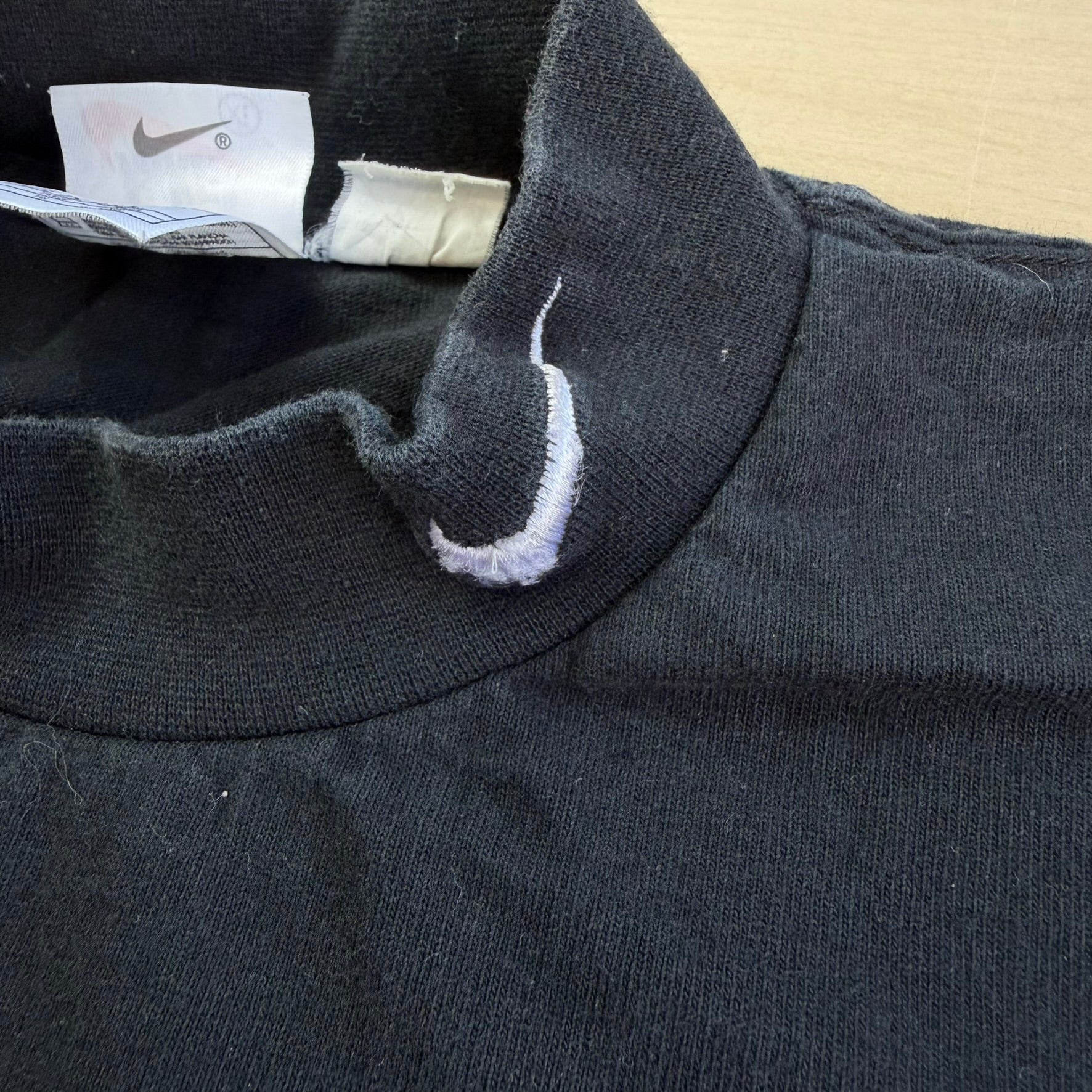 J- Vintage Nike Embroidered Swoosh Made In USA Long Sleeve Tee - XL