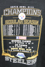 Load image into Gallery viewer, X - 2009 NFL Pittsburgh Steelers Super Bowl 43 Champs Tee

