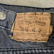 J- Vintage Levi’s Orange Tab Black/Grey Wash Jeans - 33x31 (fits 32x31)