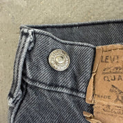 J- Vintage Levi’s Orange Tab Black/Grey Wash Jeans - 33x31 (fits 32x31)