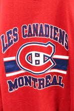 Load image into Gallery viewer, X - Vintage 88&#39; Single Stitch NHL Les Canadiens De Montreal Screen Star Tag Tee
