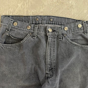 J- Vintage Levi’s Orange Tab Black/Grey Wash Jeans - 33x31 (fits 32x31)