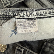 J- Vintage Levi’s Orange Tab Black/Grey Wash Jeans - 33x31 (fits 32x31)