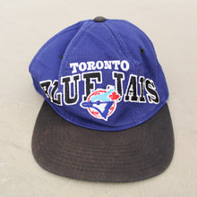 Load image into Gallery viewer, F- Vintage Toronto Blue Jays MLB Starter Old Logo &amp; Text Snapback Hat
