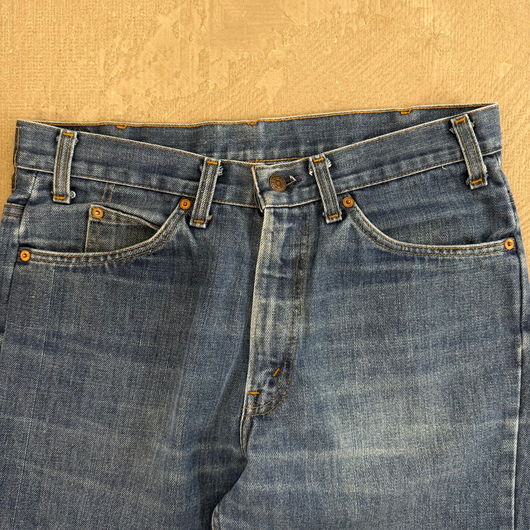 J- Vintage 70s Levi’s 517 Orange Tab Boot Cut Jeans - 34x33 (fits 33x32.5)