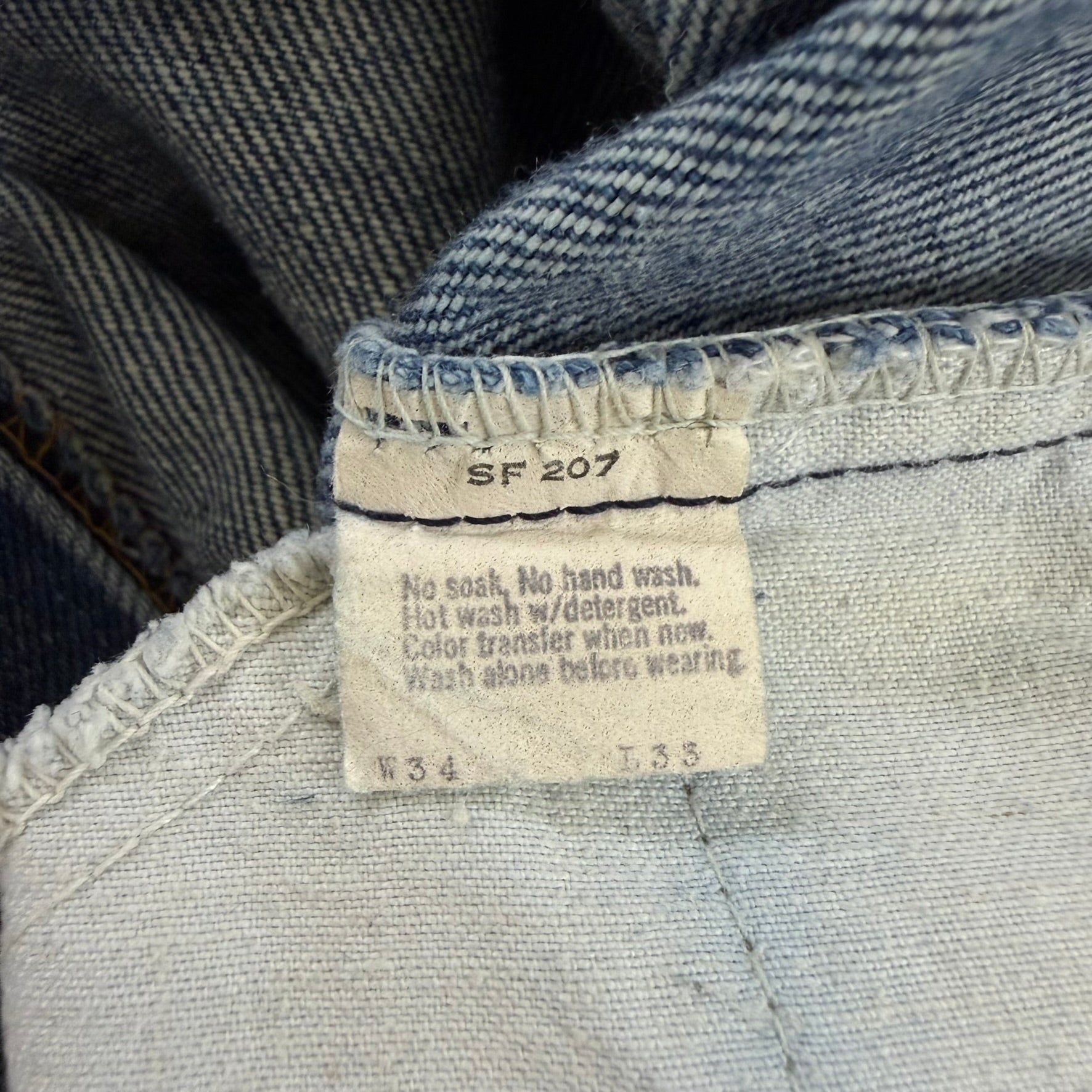 J- Vintage 70s Levi’s 517 Orange Tab Boot Cut Jeans - 34x33 (fits 33x32.5)