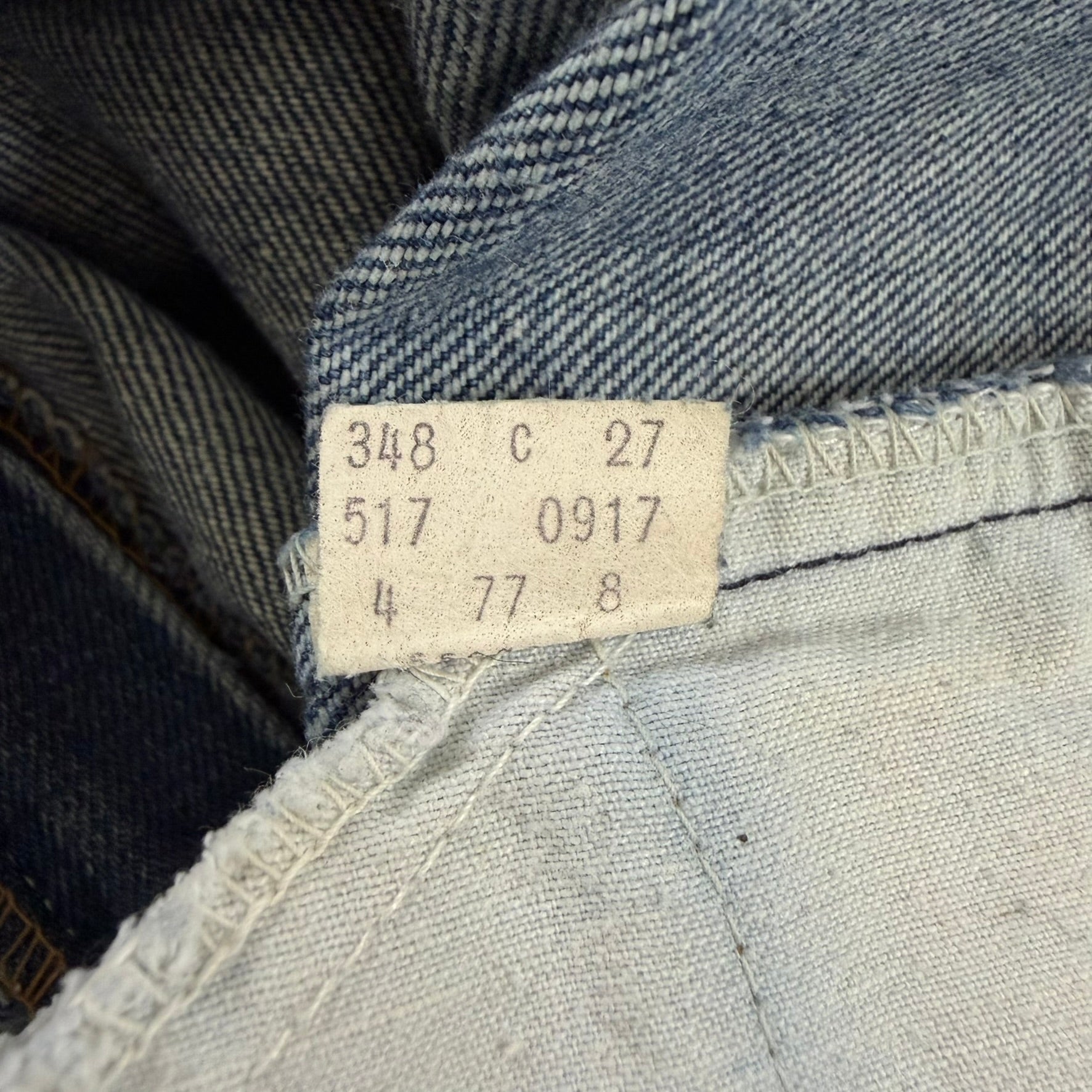 J- Vintage 70s Levi’s 517 Orange Tab Boot Cut Jeans - 34x33 (fits 33x32.5)