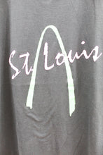 Load image into Gallery viewer, X - Vintage Single Stitch St. Louis. Script &amp; Gateway Arch Tee
