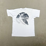 F- Vintage '91 Grateful Dead Skying Skeleton Graphic Single Stitch Tee