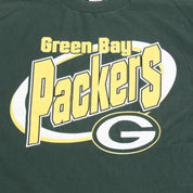 F- Vintage Green Bay packers NFL Logo 7 Text & Logo Tee