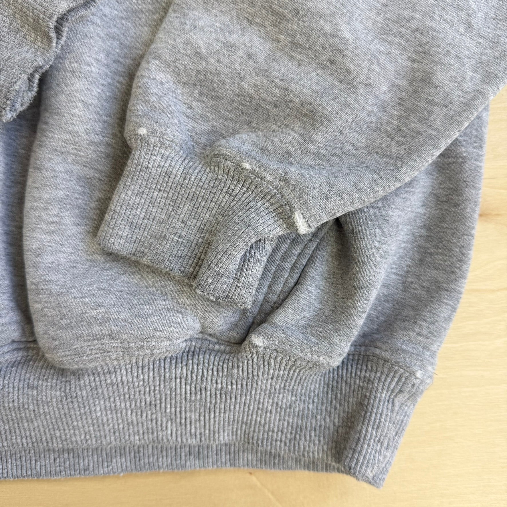 J- Vintage 90s Nike Embroidered Center Swoosh Grey Hoodie - M