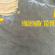 F- Vintage '01 AC/DC Highway To Hell Picture Red Anvil Tag Tee
