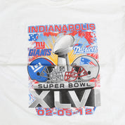 F- 2012 NFL Super Bowl 46 Patriots Vs Giants Promo Tee