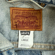 J- Vintage '95 Levi's 77597 Made In USA Trucker Denim Jacket - L
