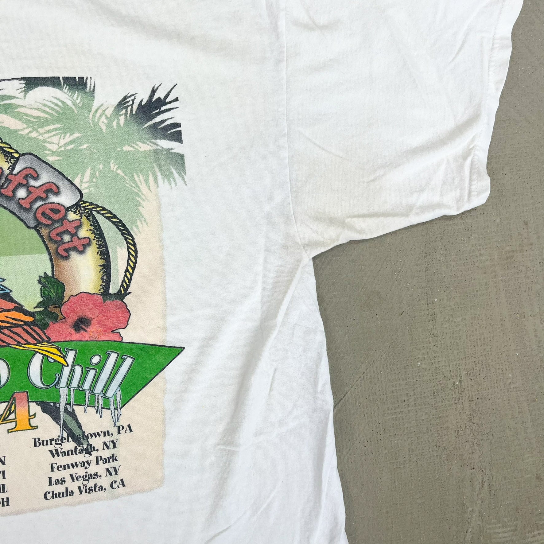 F- Vintage '04 Jimmy Buffett License To Chill Tour Tee