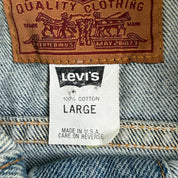 J- Vintage '95 Levi's 77597 Made In USA Trucker Denim Jacket - L