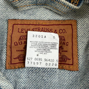 J- Vintage '95 Levi's 77597 Made In USA Trucker Denim Jacket - L
