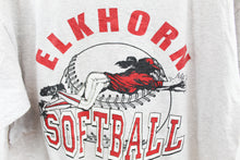 Load image into Gallery viewer, X - Vintage Elkhorn Softball Graphic Tee
