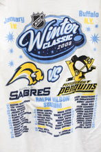 Load image into Gallery viewer, X - 2008 NHL Winter Classic Buffalo Sabres Vs Pittsburgh Penguins Long Sleeve Tee

