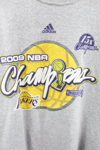 X - 2009 NBA Los Angeles Lakers 15x Times Champions Long Sleeve Tee