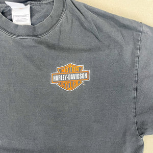 F- Vintage Harley Davidson Logo Graphic Tee