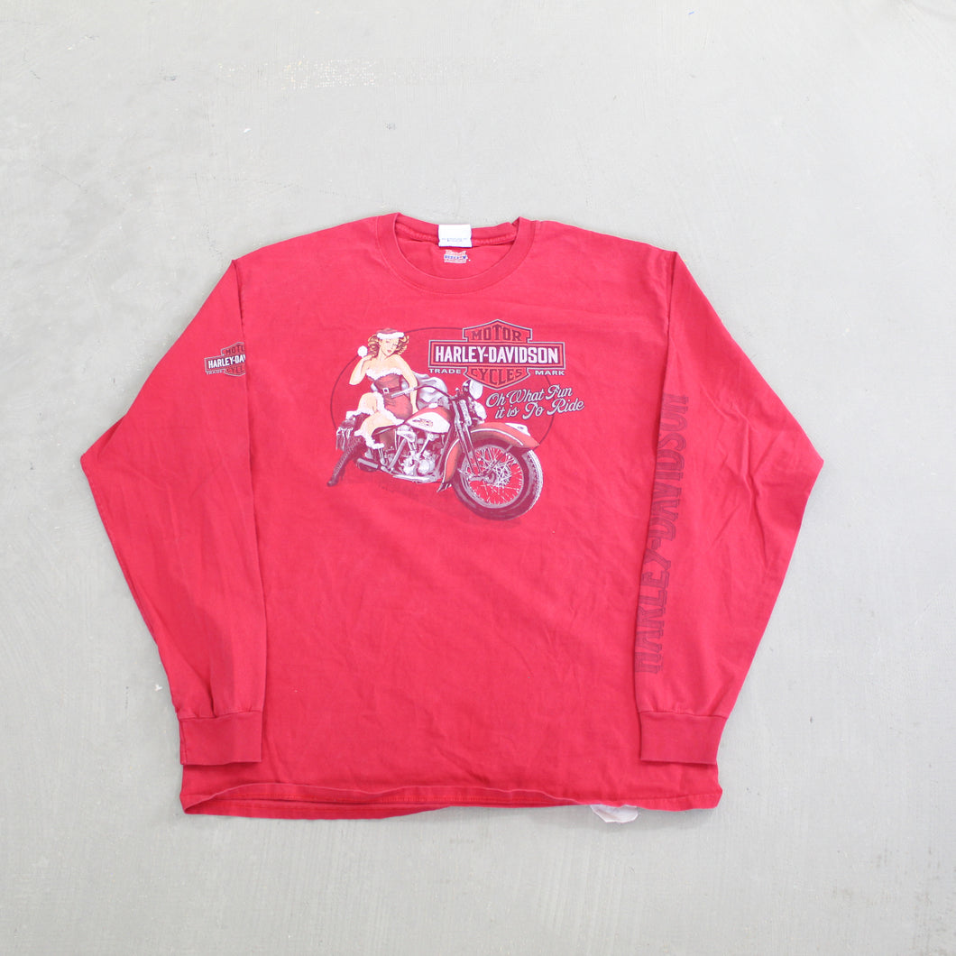 F- 2013 Harley Davidson Minneapolis Twin Cities Christmas Long Sleeve Tee