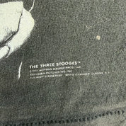 J- Vintage '91 The Three Stooges Jumbo Print Made In USA Single Stitch Tee - XL