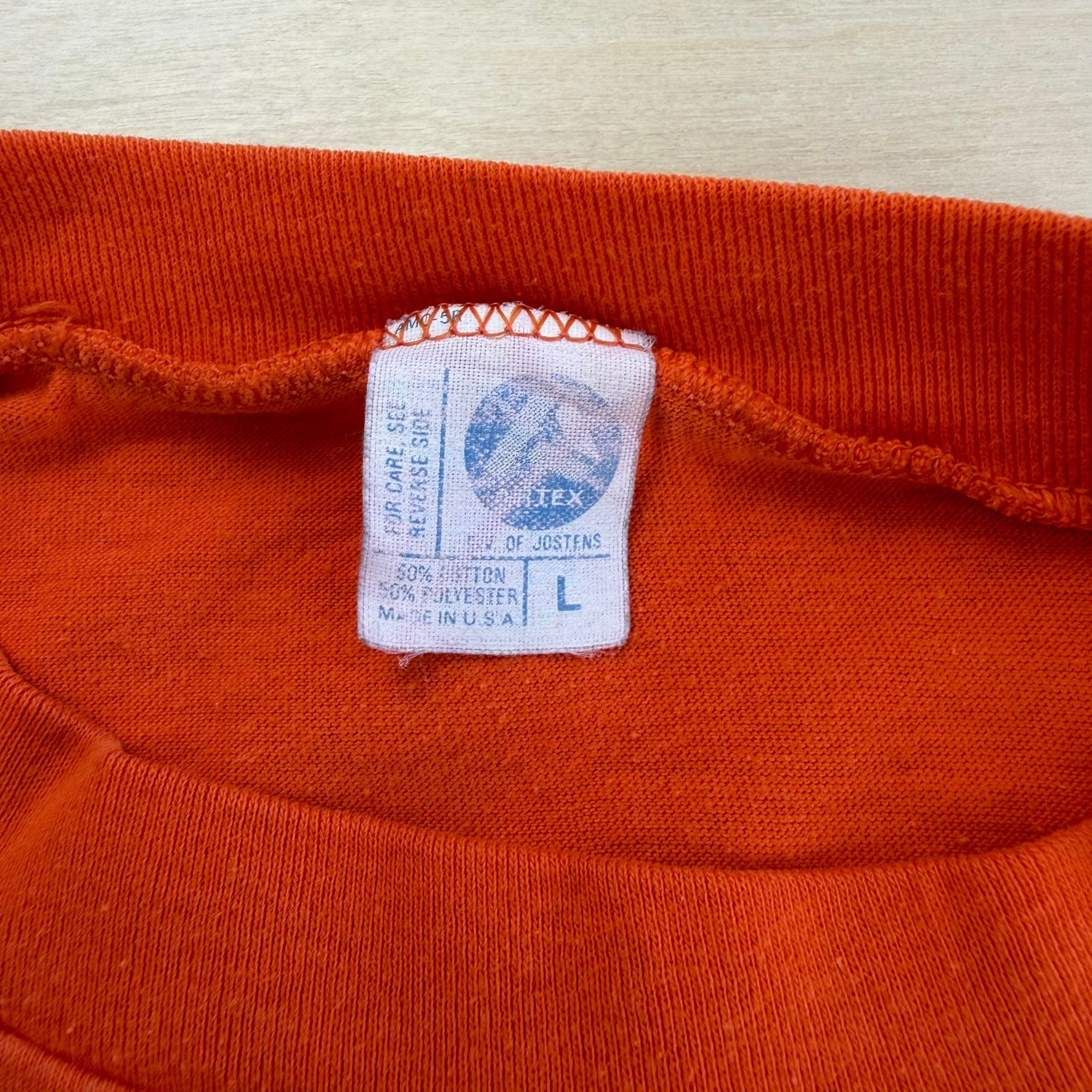 J- Vintage '87 Denver Broncos NFL AFC Champions Made In USA Single Stitch Tee - L