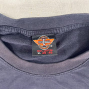 F- Vintage Rock Eagle Motorcycle & Eagles Single Stitch Tee