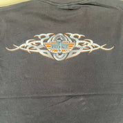 F- Vintage Rock Eagle Motorcycle & Eagles Single Stitch Tee