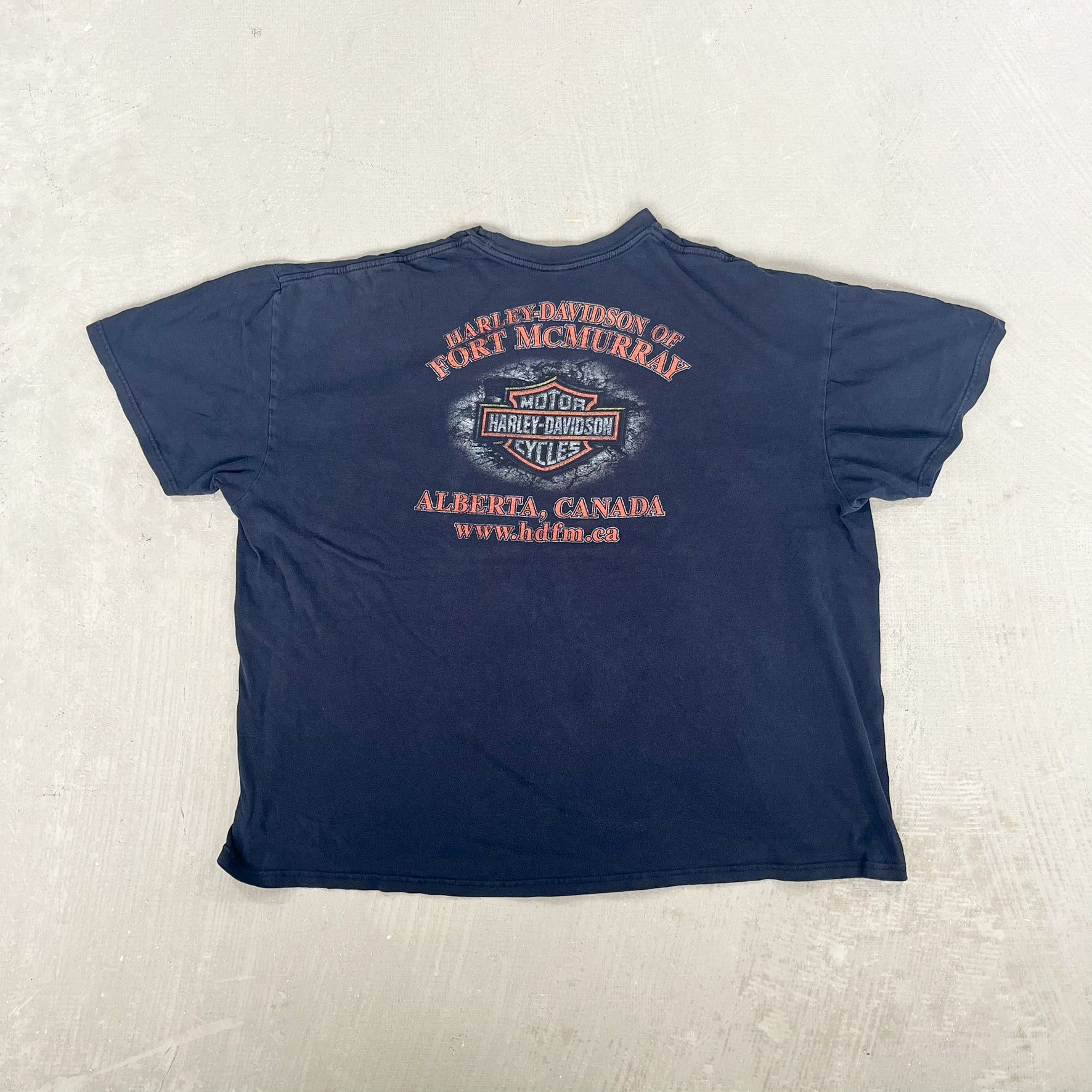 F- Vintage Harley Davidson Fort McMurray Tee