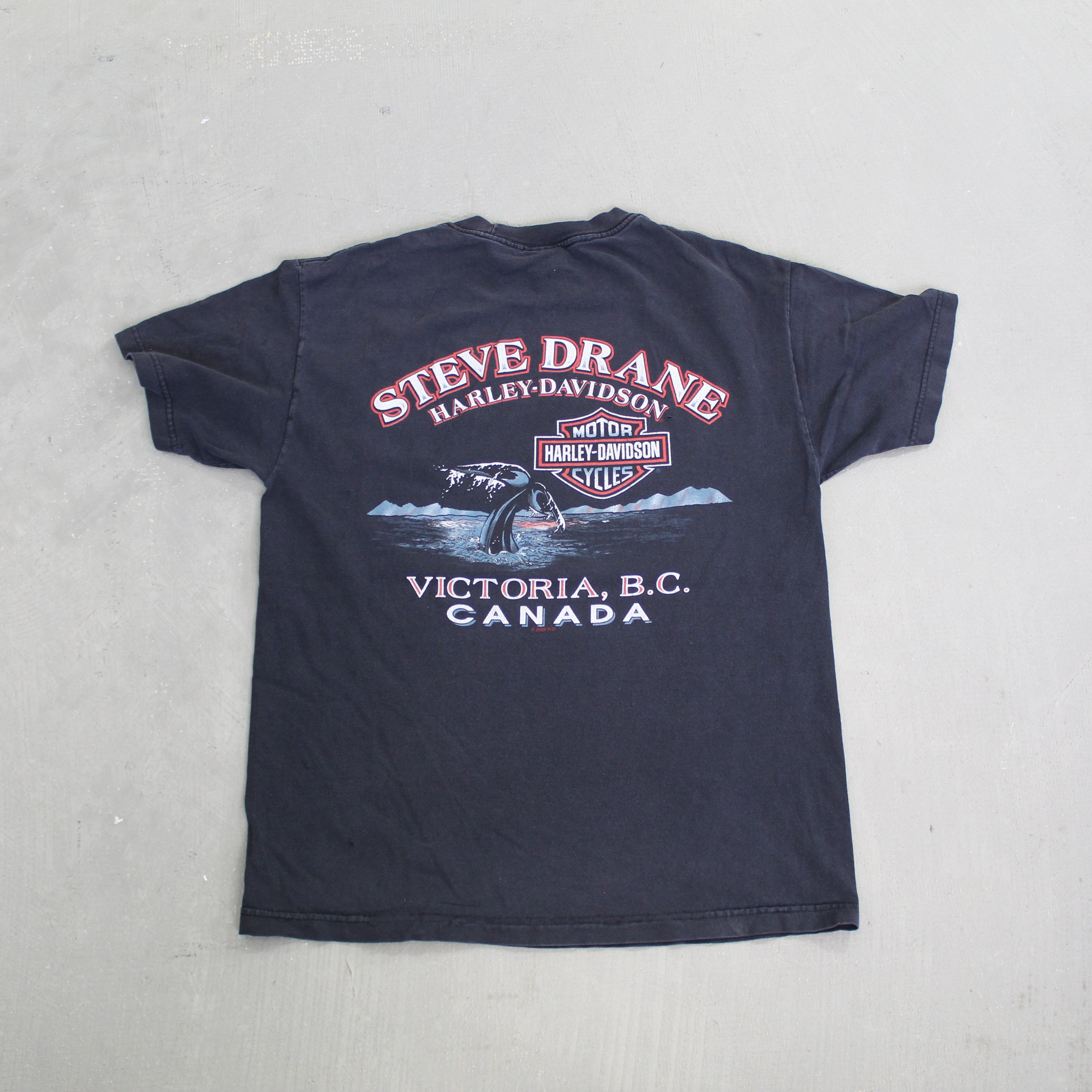 F- 2015 Harley Davidson Victoria BC Canada Big Foot Tee