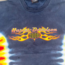 Load image into Gallery viewer, F- Vintage &#39;03 Harley Davidson Rocklin Tie Dye Single Stitch Tee

