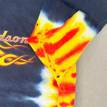 Load image into Gallery viewer, F- Vintage &#39;03 Harley Davidson Rocklin Tie Dye Single Stitch Tee
