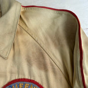 J- Vintage 1950's Queen's University Chenille Varsity Jacket - M