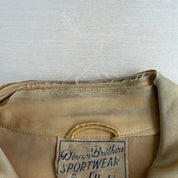J- Vintage 1950's Queen's University Chenille Varsity Jacket - M