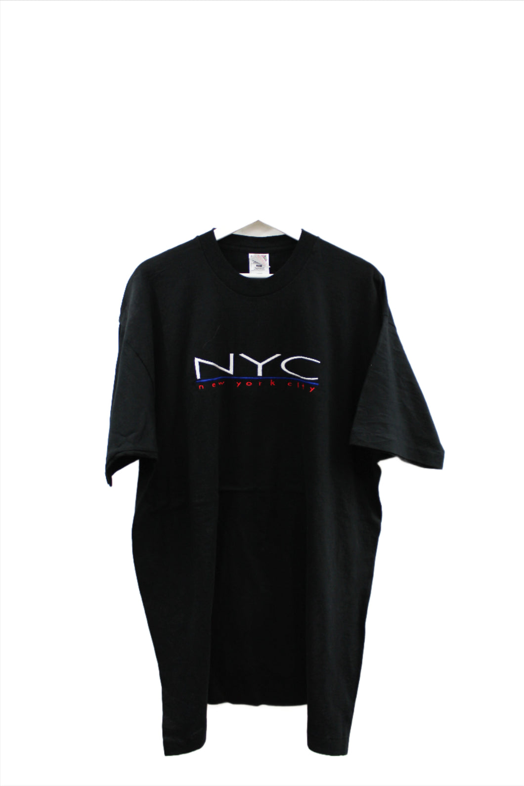 X - Vintage New York City Embroidered Script Tee
