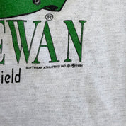 J- Vintage '95 CFL Grey Cup Saskatchewan Graphic Single Stitch Tee - M