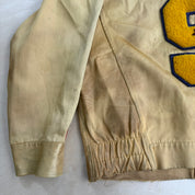 J- Vintage 1950's Queen's University Chenille Varsity Jacket - M