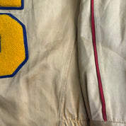 J- Vintage 1950's Queen's University Chenille Varsity Jacket - M